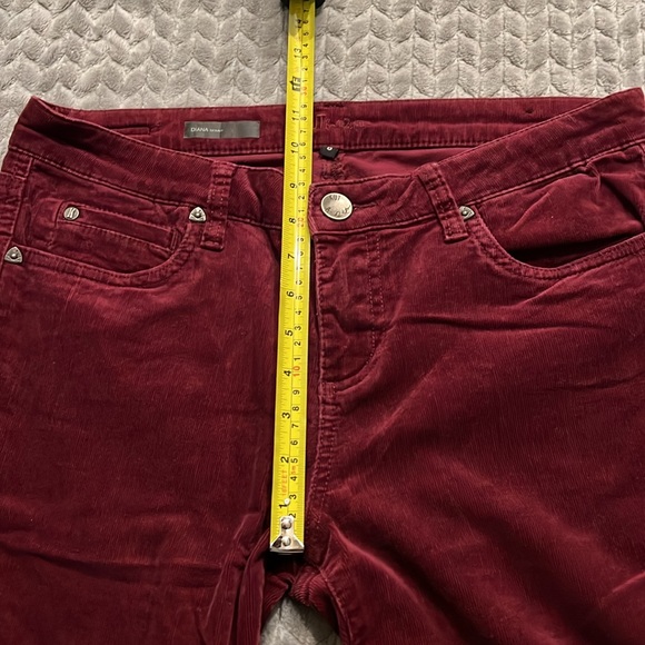 EUC Kut From the Kloth Diana Skinny Red Corduroy Pants - Picture 8 of 11